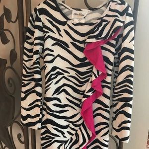 Girls Zebra Print Dress